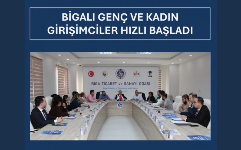 Bigalı genç ve kadın girişimciler hızlı başladı