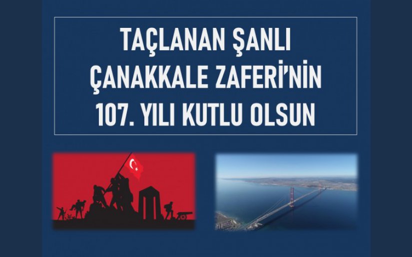 ÇANAKKALE DENİZ ZAFERİ'NİN 107.YILI KUTLU OLSUN