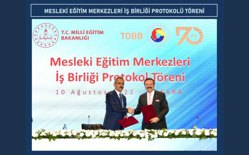 BİGA TSO BAŞKANI DOĞAN, MESLEKİ EĞİTİM MERKEZLERİ İŞ BİRLİĞİ PROTOKOLÜ TÖRENİ’NE KATILDI