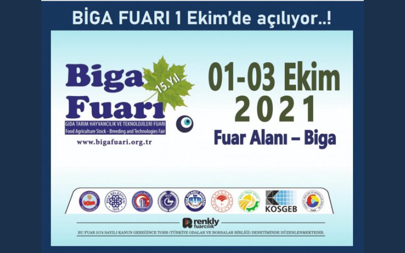 BİGA FUARI 1 EKİM’DE AÇILIYOR