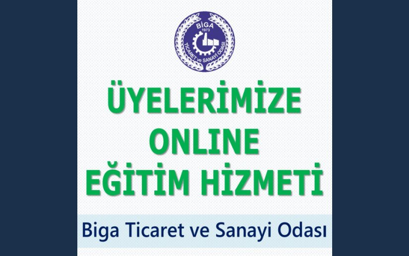 Üyelerimize Online Eğitim Hizmetleri