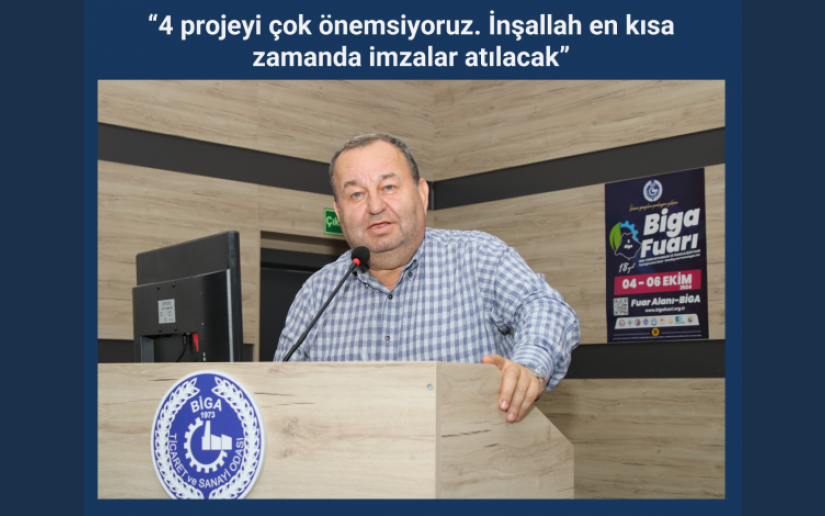 Şadan Doğan: “We attach great importance to the 4 projects. Hopefully, the signatures will be signed as soon as possible”