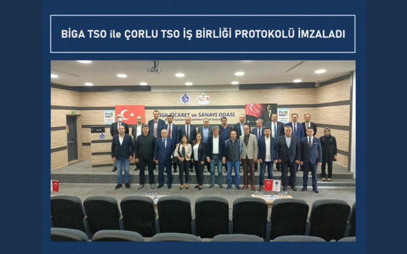 BİGA TSO İLE ÇORLU TSO KARDEŞ ODA OLDU