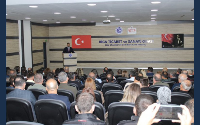 BİGA İŞ DÜNYASI BULUŞMALARININ İLK KONUĞU ASKON BAŞKANI OLDU